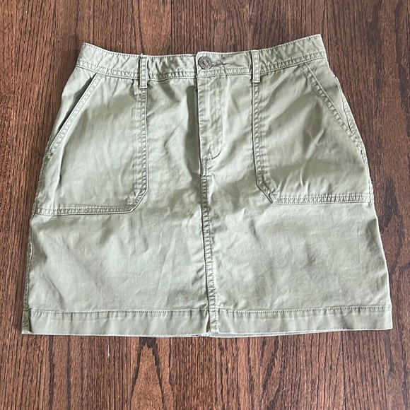 Fat Face Dresses & Skirts - Fat Face UK army green utility skirt size 8 (UK)